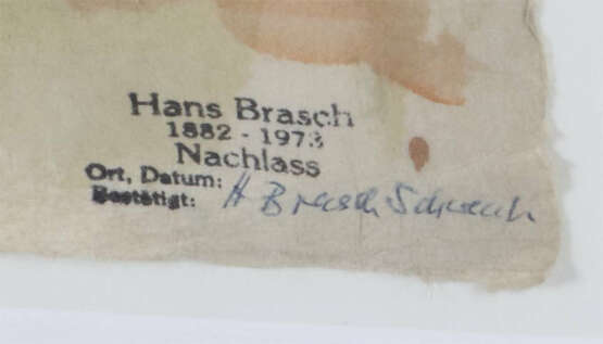 Brasch, Hans Karlsruhe 1882 - 1973 Murrhardt, deut… - фото 5