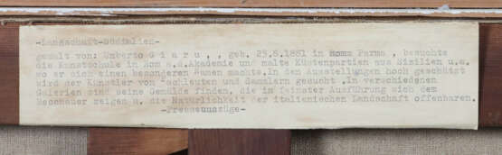 Giaru, Umberto 1881 - ?, italienischer Maler. ''Sü… - Foto 4