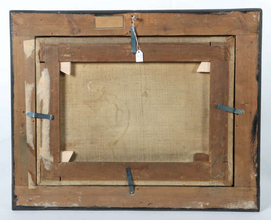 Maler des 20. Jh. ''Hütte in Landschaft'', karge L… - photo 4