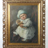 Monogrammist des 20. Jh. ''Bildnis eines Kleinkind… - Foto 2