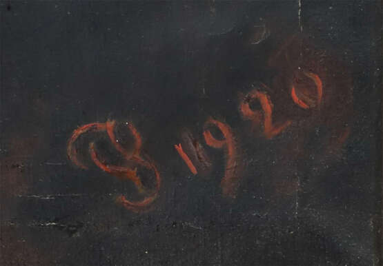 Monogrammist des 20. Jh. ''Bildnis eines Kleinkind… - Foto 3