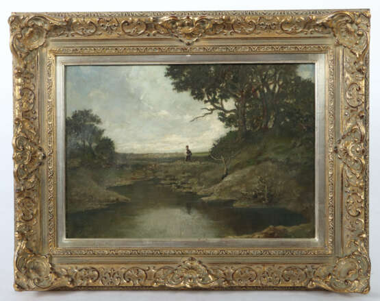 Maler des 20. Jh. ''Moorlandschaft'', Blick auf ei… - photo 2