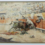 Künstler des 20. Jh. ''Dramatischer Stierkampf'', … - photo 2