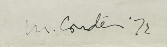 Condé, Miguel geb. 1939 in Pittsburgh, Maler. ''Fr… - фото 3
