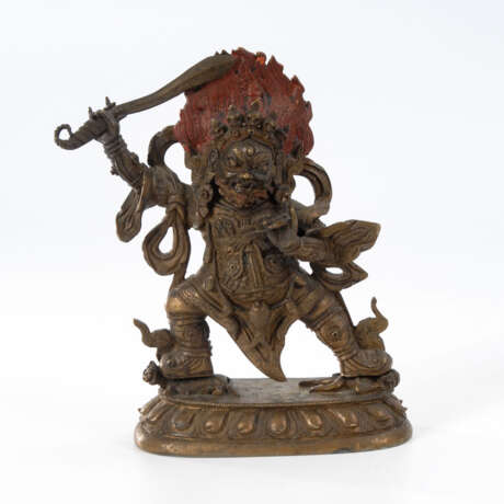 Mahakala - Bronzefigur. - Foto 1
