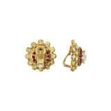 VAN CLEEF & ARPELS DIAMOND AND RUBY EARRINGS - photo 5