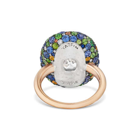 TAFFIN MULTI-GEM AND DIAMOND RING - photo 4