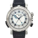 BREGUET, HEAVY WHITE GOLD ALARM 'MARINE ROYALE' WITH DATE, REF. 5847BB - photo 1