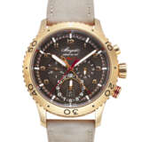 BREGUET, LARGE AND HEAVY PINK GOLD DUAL TIME FLYBACK CHRONOGRAPH 'TYPE XXII' WITH DATE AND 24-HOUR INDICATION, REF. 3880BR - Foto 1