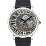 CARTIER, LIMITED EDITION WHITE GOLD MANUAL WINDING, 'ROTONDE DE CARTIER', WITH FLYING TOURBILLON, REF. W1556214 - фото 1