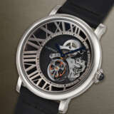 CARTIER, LIMITED EDITION WHITE GOLD MANUAL WINDING, 'ROTONDE DE CARTIER', WITH FLYING TOURBILLON, REF. W1556214 - фото 2