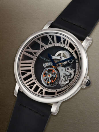CARTIER, LIMITED EDITION WHITE GOLD MANUAL WINDING, 'ROTONDE DE CARTIER', WITH FLYING TOURBILLON, REF. W1556214 - фото 2