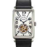 FRANCK MULLER, LARGE WHITE GOLD TOURBILLON 'LONG ISLAND', REF. 1200T - фото 1