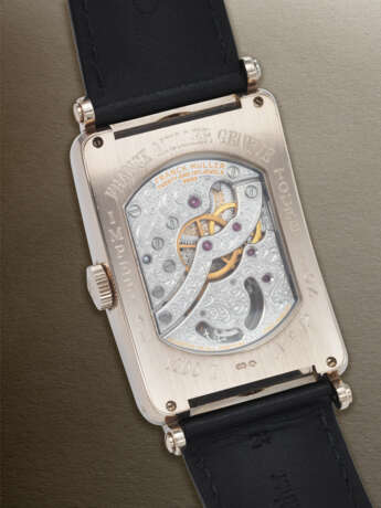 FRANCK MULLER, LARGE WHITE GOLD TOURBILLON 'LONG ISLAND', REF. 1200T - фото 3
