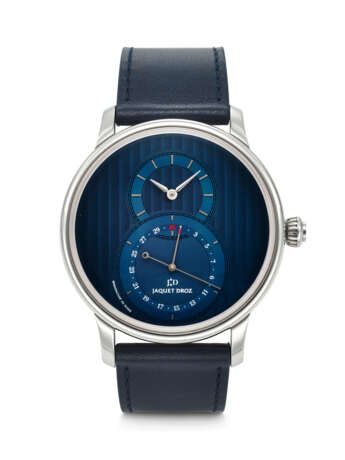 JAQUET DROZ, STAINLESS STEEL 'GRANDE SECONDE QUANTIEME' WITH DATE, REF. J007030245 - photo 1