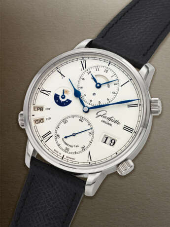 GLASHÜTTE, WHITE GOLD THIRTY SIX TIMEZONE 'SENITOR COSMOPOLITE' WITH OUTSIZED DATE AND DAY-NIGHT INDICATION, REF. 1-89-02-01-04-30 - photo 2