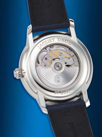 JAQUET DROZ, STAINLESS STEEL 'GRANDE SECONDE QUANTIEME' WITH DATE, REF. J007030245 - photo 3