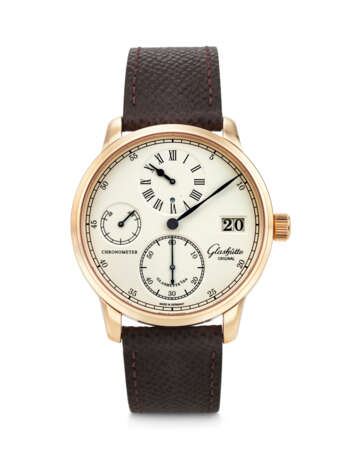 GLASHÜTTE, PINK GOLD 'SENATOR CHRONOMETER REGULATOR' WITH POWER RESERVE, OUTSIZED DATE, AND DAY/NIGHT INDICATION, REF. 58-04-04-05-04 - photo 1