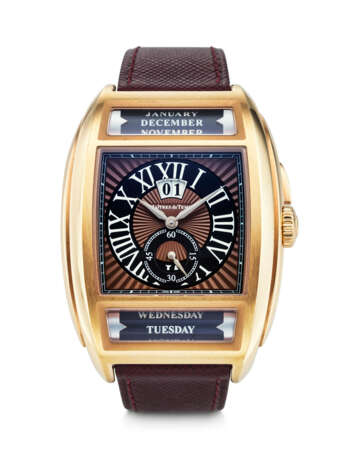 MAÎTRES DU TEMPS, LARGE PINK GOLD TRIPLE CALENDER 'CHAPTER TWO' WITH OUTSIZED DATE, REF. C2T.55.21.142 MADE IN COLLABORATION WITH DANIEL ROTH, ROGER DUBUIS, AND PETER SPEAKE-MARIN - photo 1