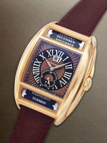 MAÎTRES DU TEMPS, LARGE PINK GOLD TRIPLE CALENDER 'CHAPTER TWO' WITH OUTSIZED DATE, REF. C2T.55.21.142 MADE IN COLLABORATION WITH DANIEL ROTH, ROGER DUBUIS, AND PETER SPEAKE-MARIN - photo 2