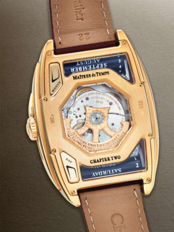 MAÎTRES DU TEMPS, LARGE PINK GOLD TRIPLE CALENDER 'CHAPTER TWO' WITH OUTSIZED DATE, REF. C2T.55.21.142 MADE IN COLLABORATION WITH DANIEL ROTH, ROGER DUBUIS, AND PETER SPEAKE-MARIN - photo 3