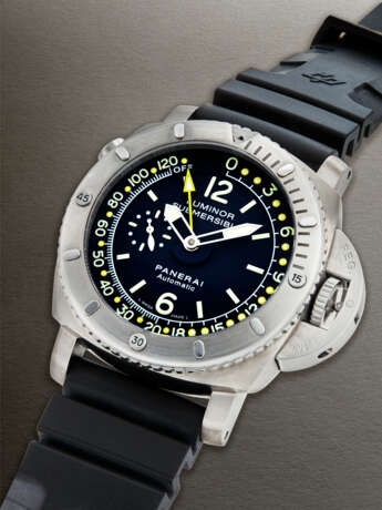 PANERAI, LIMITED EDITION TITANIUM 'LUMINOR 1950 PANGAEA' WITH DEPTH GAUGE INDICATION, REF. PAM00307 - photo 2