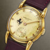 AUDEMARS PIGUET, GIFTED TO LUIGI 'GIGI' VILLORESI BY ENZO FERRARI, YELLOW GOLD WRISTWATCH - photo 2