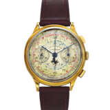 LOWENTHAL, GIFTED TO LUIGI 'GIGI' VILLORESI BY ENZO FERRARI, YELLOW GOLD MONOPUSHER CHRONOGRAPH WITH 'CATCH-UP' MECHANISM 'MONO- RATTRAPANTE' - photo 1