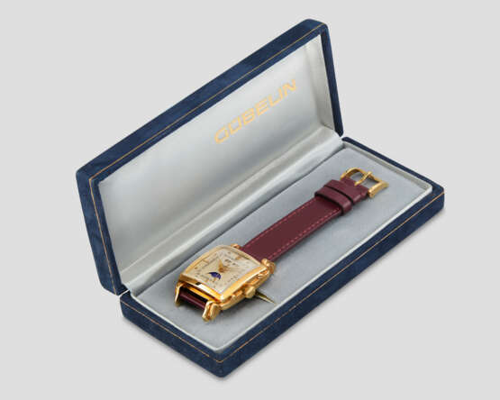 GÜBELIN, YELLOW GOLD TRIPLE CALENDAR 'IPSO MATIC CIOCCOLATONE' WITH MOON PHASES - photo 4