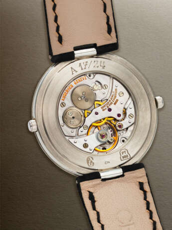 ANDERSEN GENÈVE, VERY RARE LIMITED EDITION PLATINUM WORLD TIME 'MUNDUS' - Foto 3
