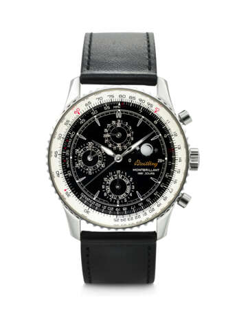 BREITLING, STAINLESS STEEL PERPETUAL CALENDAR CHRONOGRAPH 'NAVITIMER MONTBRILLANT' WITH MOON PHASES, REF. A19030/B248 - Foto 1