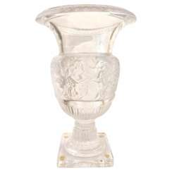 Lalique Versailles Vase in Clear Crystal &mdash; France, 1939 Design, Circa 1990