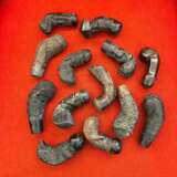 Collection of Kriss Handles Java Indonesia Late 18th Early 19th Century Bois laqué Other style Late 18th century - photo 14