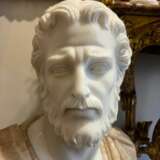 Bust of Marcus Aurelus in Marble in marble and onyx 20th century Marble 20th century - photo 15