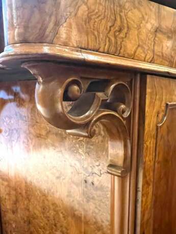 Davenport mid-Victorian burr walnut and marquetry desk 19th century circa 1860 Wood Victorian Style 19th century - photo 3
