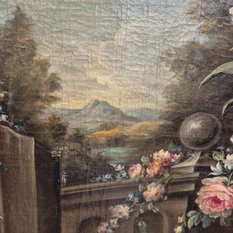 Large still life painting Italian School oil on canvas 18th century 18th century - photo 3