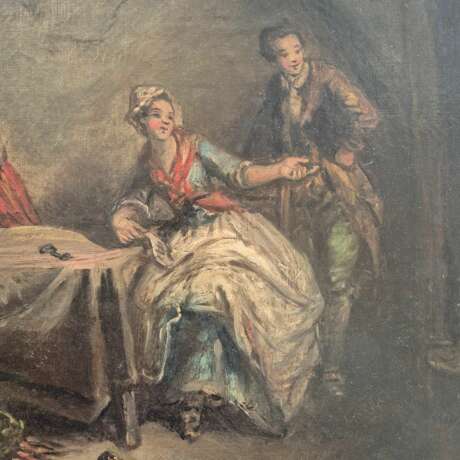 Daily scene of servants oil on canvas 19th century 19th century - photo 14