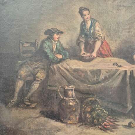 Daily scene of servants oil on canvas 19th century 19th century - photo 1
