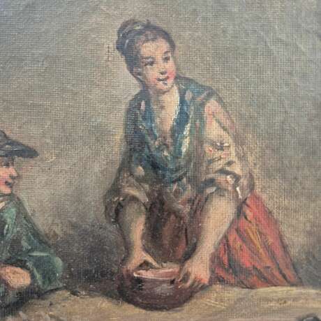 Daily scene of servants oil on canvas 19th century 19th century - photo 4