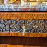 Pair of commodes in the Louis XV style marquetry and gilt bronze 19th century Wood 19th century - photo 20