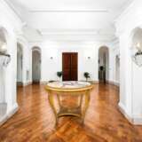 Oval table in gilded and carved wood 19th century Wood Napoleon III 19th century - photo 4