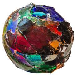 vase Sculpture in the spirit of Gae Aulenti, Murano, Italy, signed, circa 1990