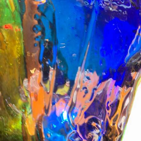 vase Sculpture in the spirit of Gae Aulenti Murano Italy signed circa 1990 Стекло The end of the 20th century г. - фото 2
