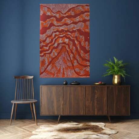 Julie Nangala Robertson Ngapa Jukurrpa Acrylic on canvas 2015 21th century - photo 4