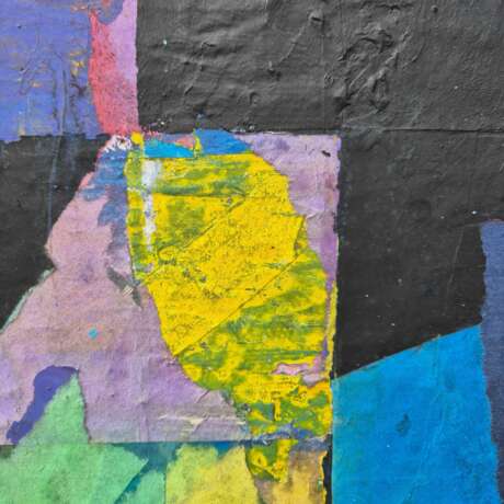 Jacques Lavigne Sans titre papier d&eacute;chir&eacute; et acrylique sur toile 2017 21th century - photo 14