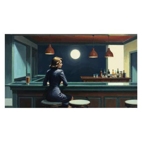 Myst-RZ Moonlight bathing signed and numeroted 310 2024 Other style 21th century - photo 1