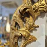 Gilded Wood Mirror With Putti Italy 19th Century Wood & gilded stucco Rococo 19th century - photo 7