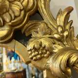 Gilded Wood Mirror With Putti Italy 19th Century Wood & gilded stucco Rococo 19th century - photo 11