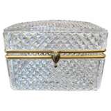 Large cut-crystal box with gilt-bronze mounting Charles X period circa 1830. Crystal Oriental Art 19th century - photo 7