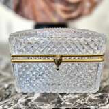 Large cut-crystal box with gilt-bronze mounting Charles X period circa 1830. Crystal Oriental Art 19th century - photo 8